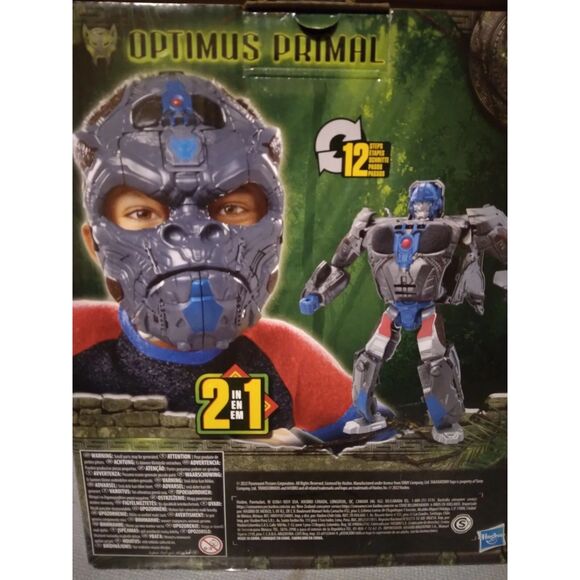Hasbro Transformers 2-in-1 Rise of Beast Mask & Action Figure Costume Play - Picture 2 of 2